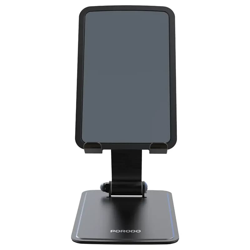 هولدر و استند رومیزی موبایل و تبلت پرودو Porodo Blue Flexa Rotatable Phone Holder PBJX18BK — تصویر ۳