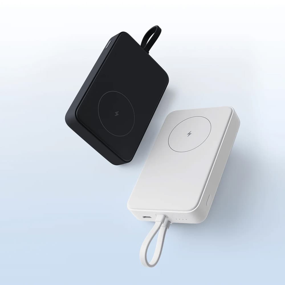 پاوربانک مغناطیسی 33 وات 10000 میلی آمپر شیائومی مدل Xiaomi 33W Magnetic Power Bank 10000 (Integrated Cable) WPB1007MI — تصویر ۳