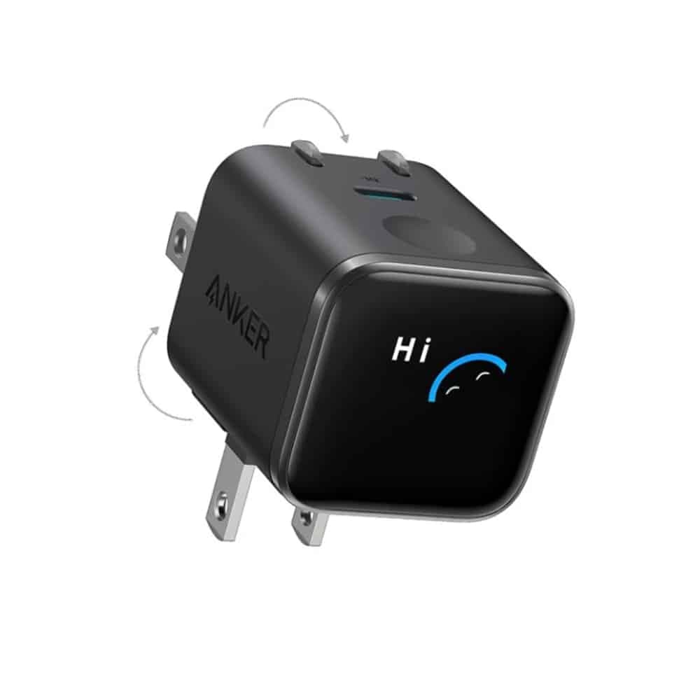 شارژر 45 وات انکر Anker Nano Charger 45W Foldable 180° مدل A121D مشکی — تصویر ۹