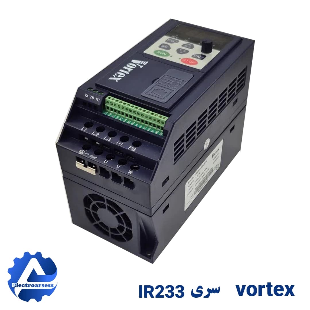 اینورتر 4 کیلووات سه فاز ورتکس سری IR233 — تصویر ۱۲