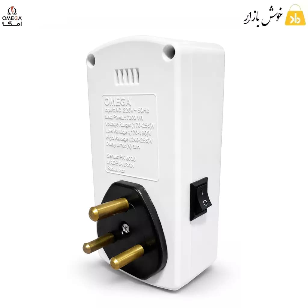 محافظ سه‌شاخه کولر گازی 40 آمپر آنالوگ امگا (OMEGA) مدل S45000 MK — تصویر ۱۲