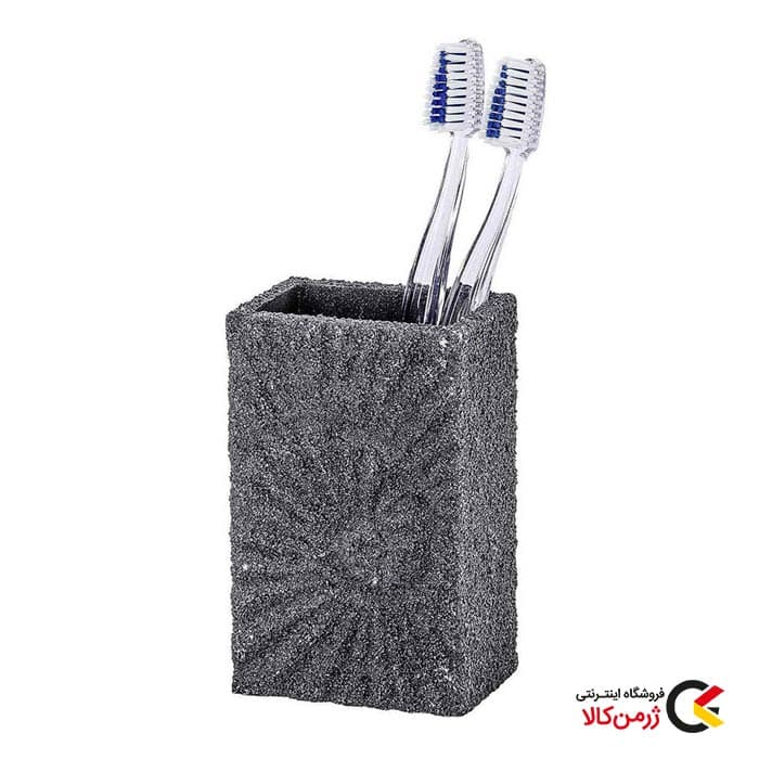 جا مسواکی پلاستیکی خاکستری مدل Fossil برند ونکو آلمان — تصویر ۲