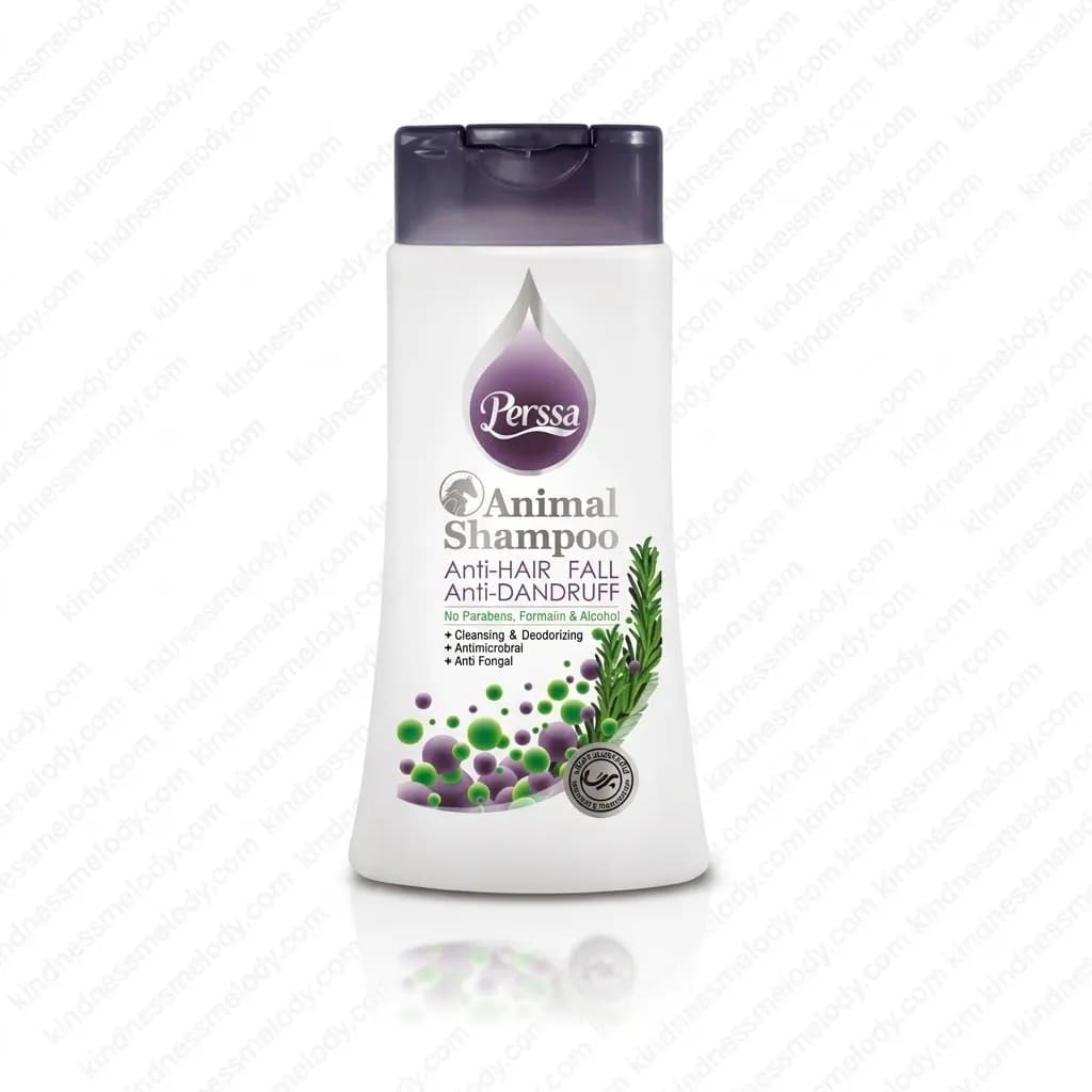 شامپو ضد شوره و ریزش پرسا مناسب سگ و گربه Parsa Anti Dandruff and Anti Hair Loss Shampoo for Dogs and Cats حجم ۲۵۰ میلی لیتر