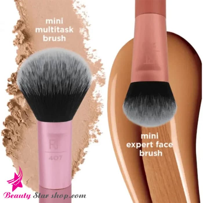 ست مینی براش کرم پودر و رژگونه ریل تکنیک کد 200-407 — تصویر ۱۱