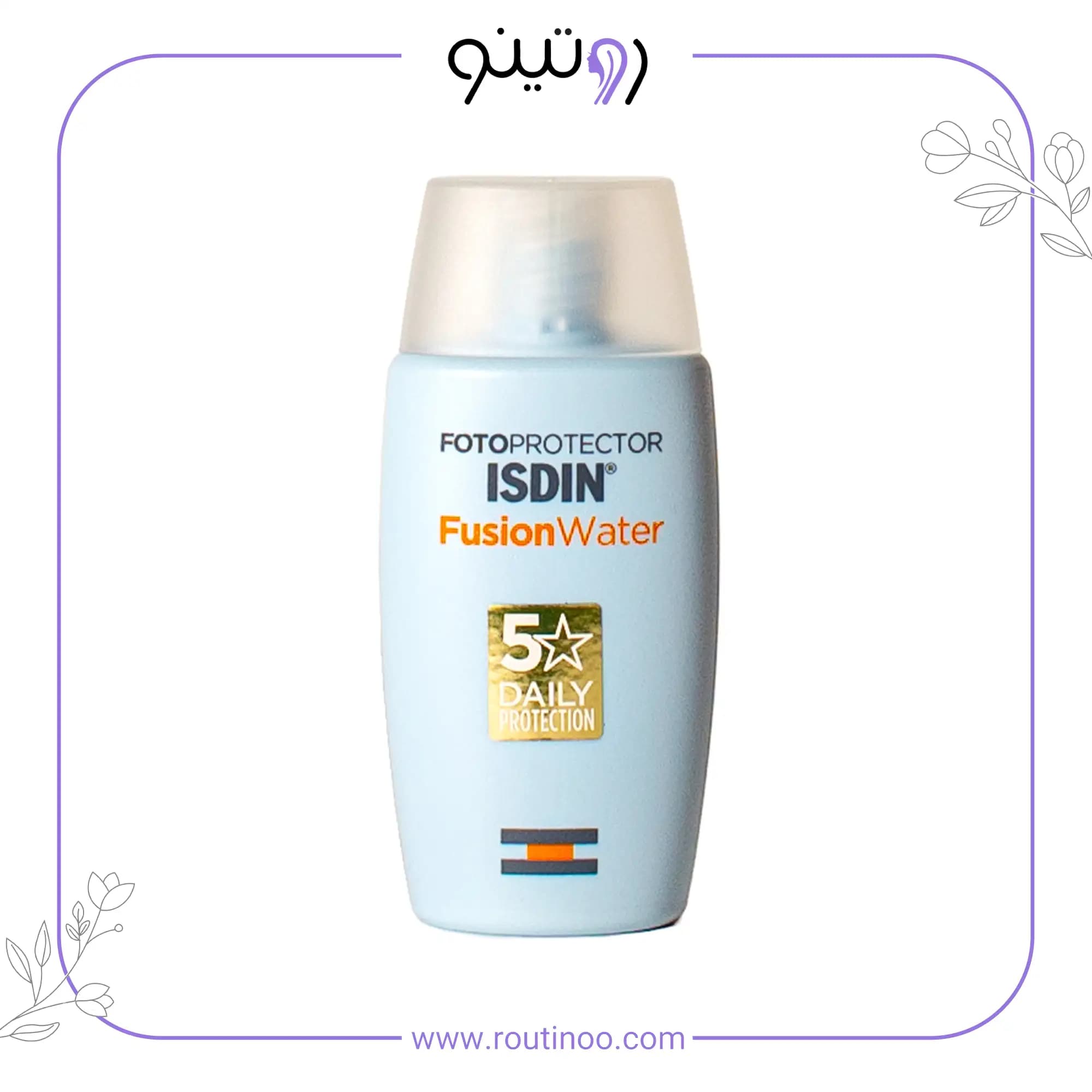 ضد آفتاب فیوژن واتر مجیک ایزدین SPF50 بدون رنگ 50 میل