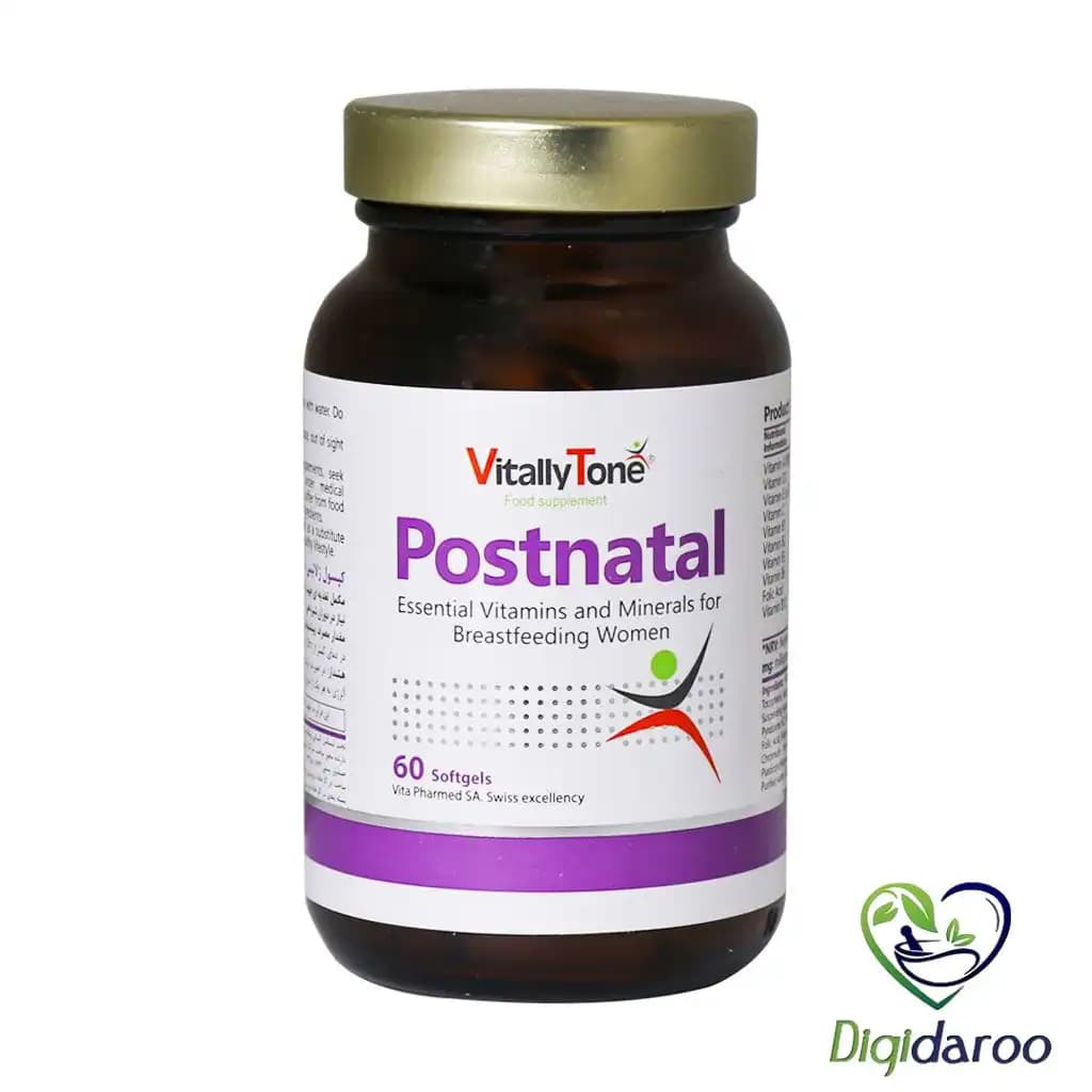 کپسول ژلاتینی نرم پست ناتال(Postnatal) ویتالی تون 60 عددی — تصویر ۶