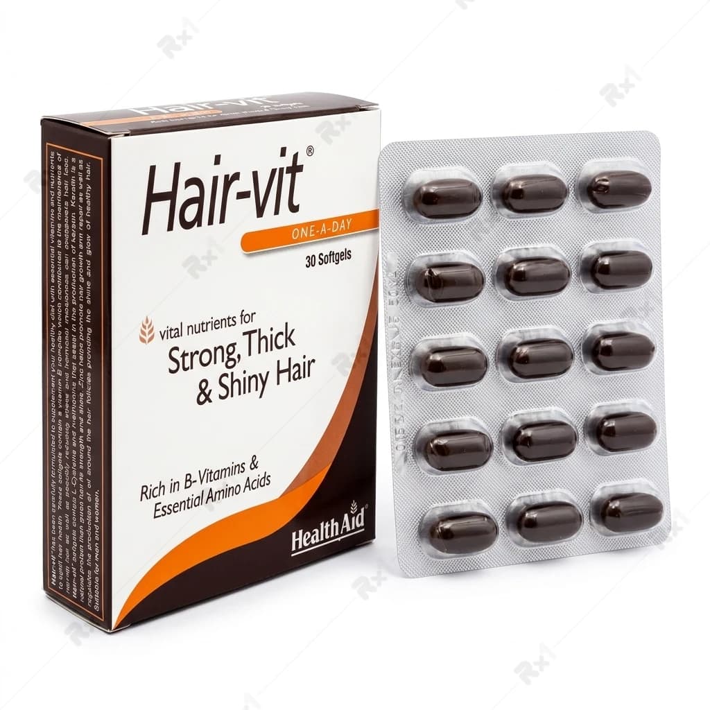 کپسول هیرویت هلث اید بسته 30 عددی — تصویر ۳