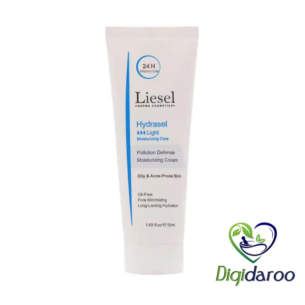 آبرسان پوست چرب و مختلط (Hydrasel Light) لایسل 50 میلی لیتری — تصویر ۴