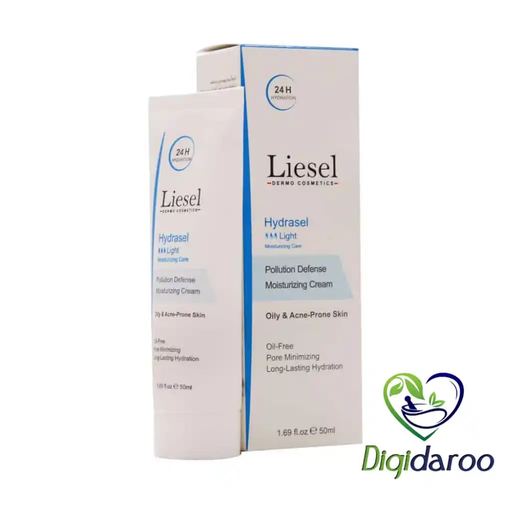 آبرسان پوست چرب و مختلط (Hydrasel Light) لایسل 50 میلی لیتری
