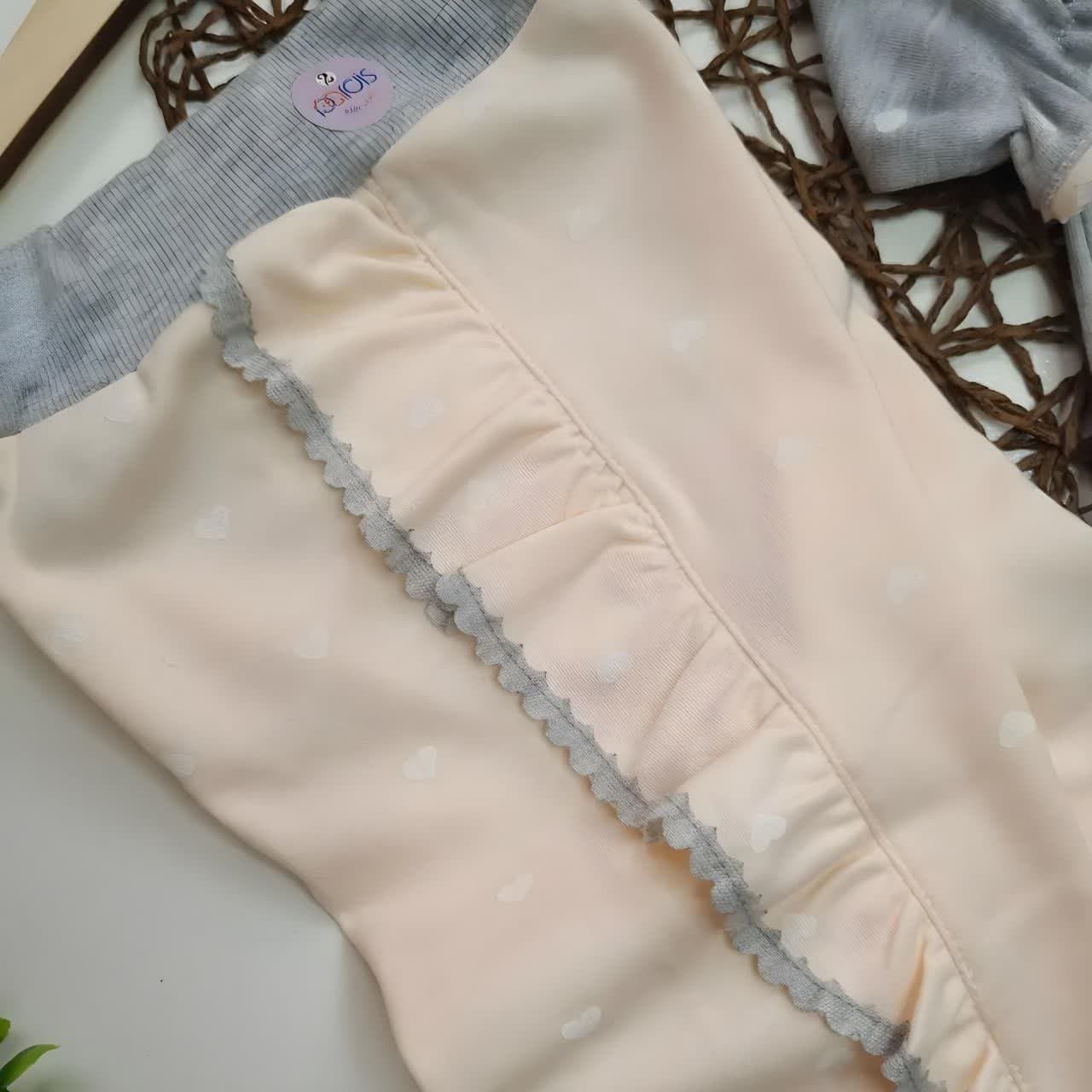 شلوار تک دخترانه مدل آنجل نوزادی تا کودک بچگانه راحتی کد 825 — تصویر ۵