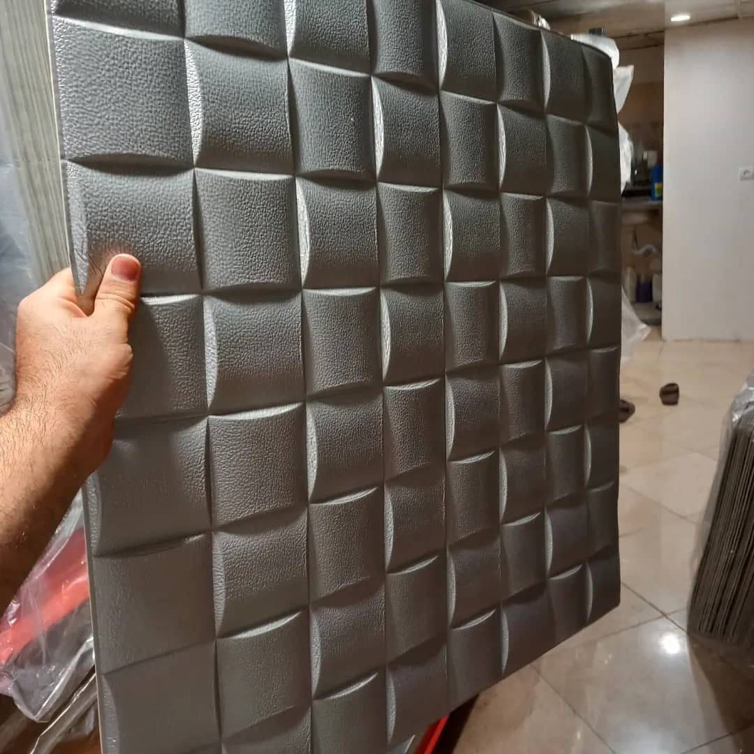 دیوارپوش فومی مربع مشبک پشت چسبدار ابعاد 70 در 70 سانتیمتر رنگبندی — تصویر ۵