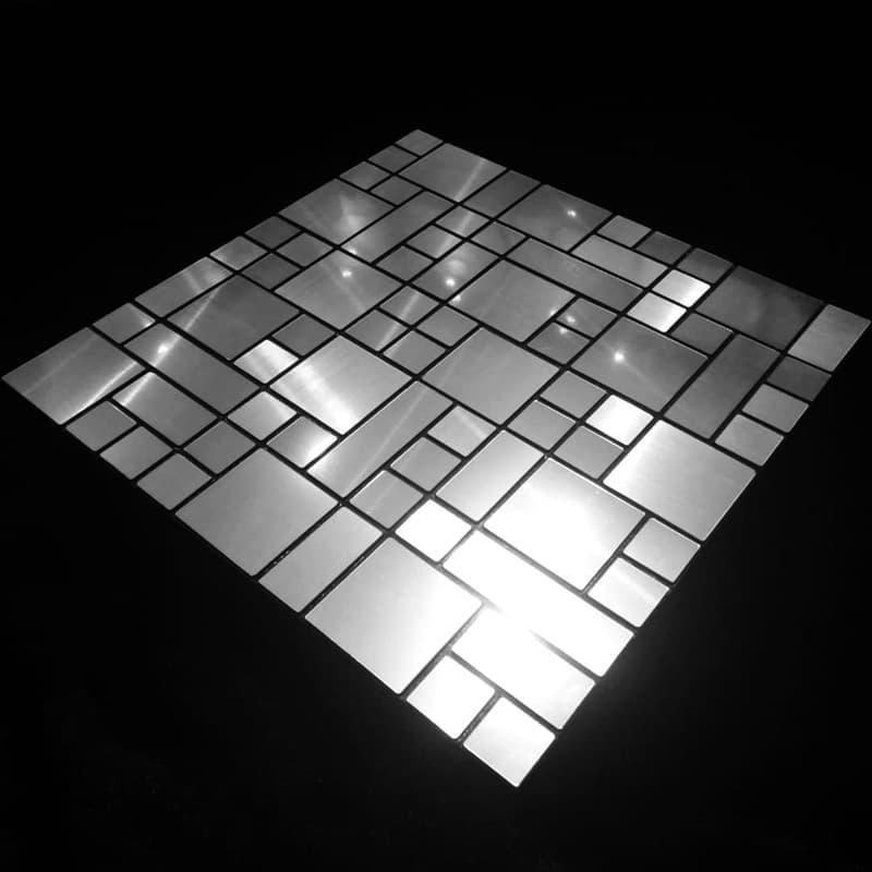 تایل دکوراتیو نقره ای خشدار مات کد 780 — تصویر ۹