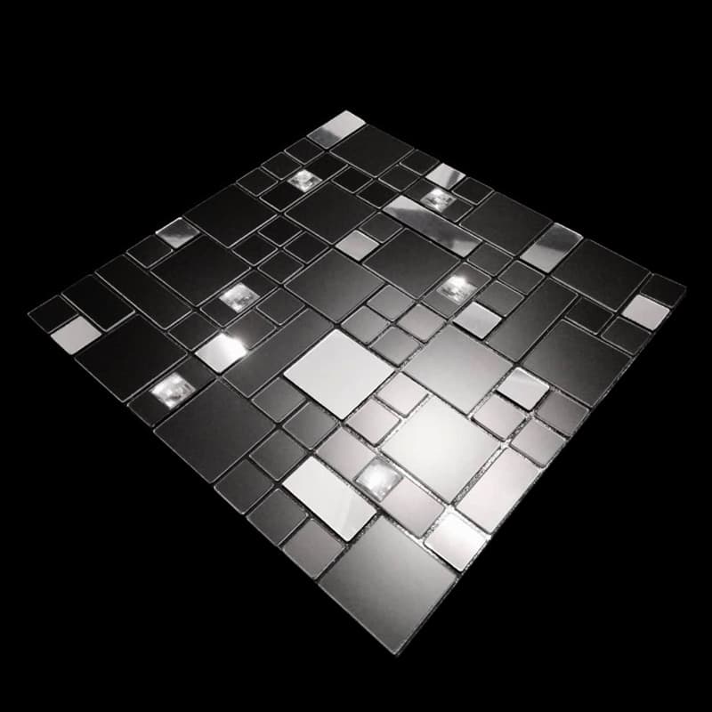 بین کابینتی مشکی نقره ای نگین دار 783