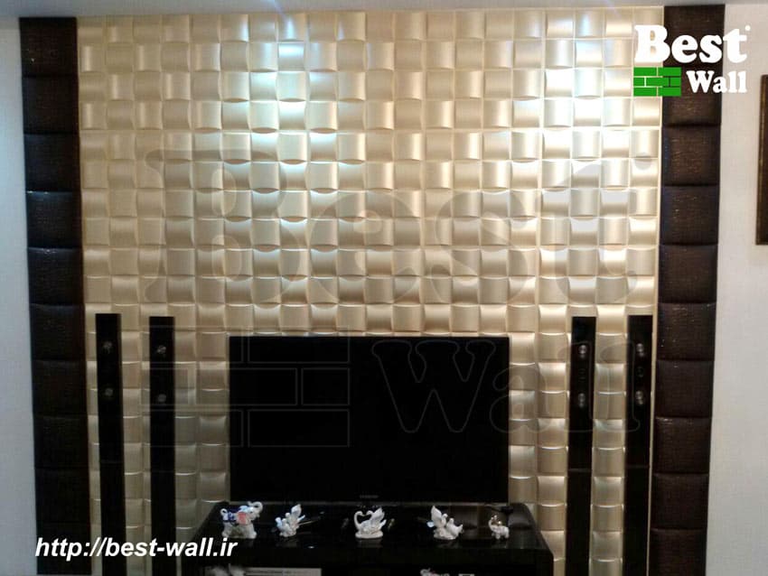 دیوارپوش سه بعدی پلیمری کد 005 طرح حریر ABS — تصویر ۱۲