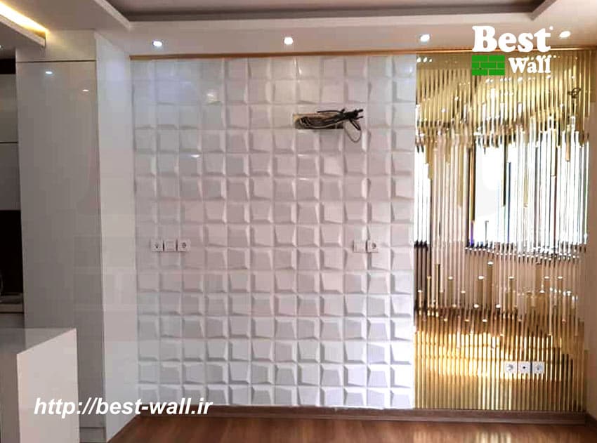 دیوارپوش سه بعدی پلیمری کد 004 طرح یاقوت ABS — تصویر ۷