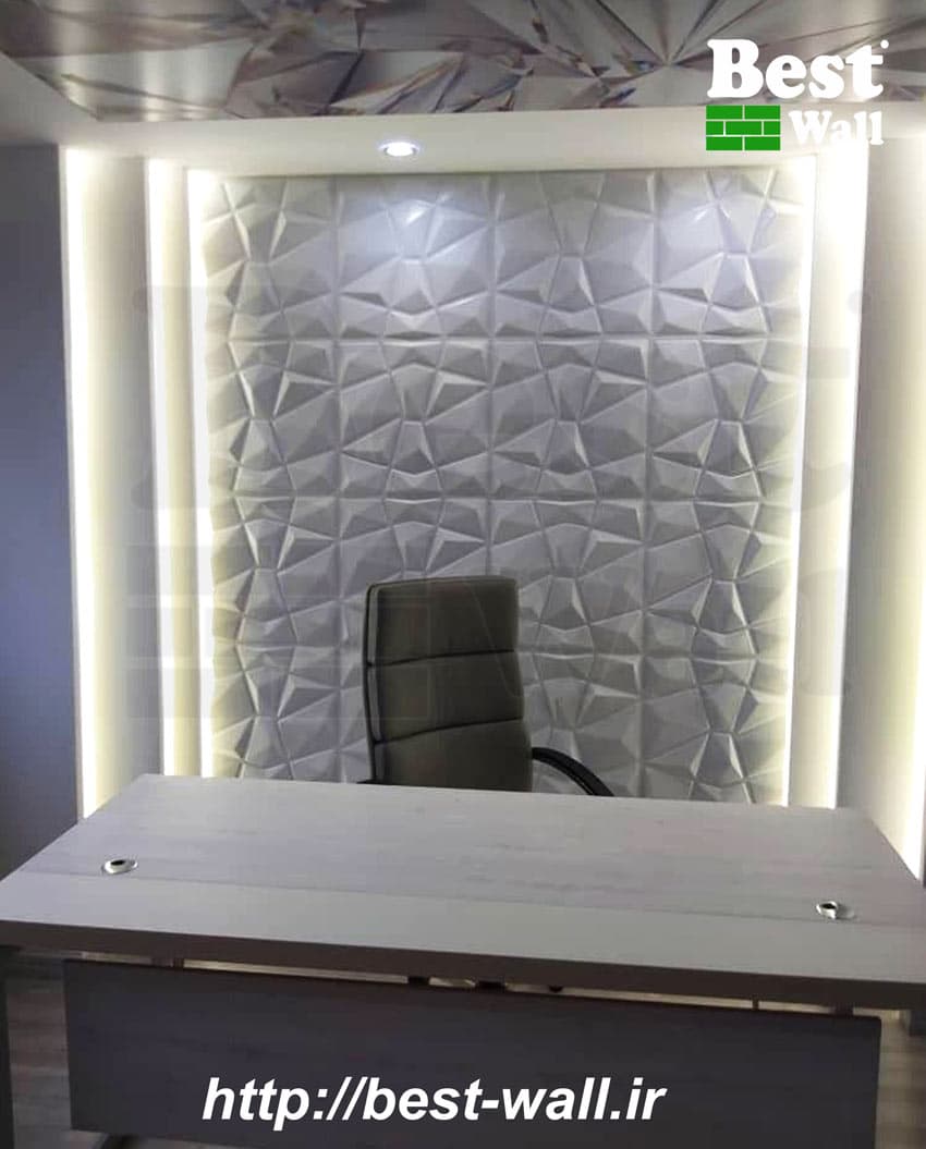 دیوارپوش سه بعدی پلیمری کد 002 طرح الماس ABS — تصویر ۱۲