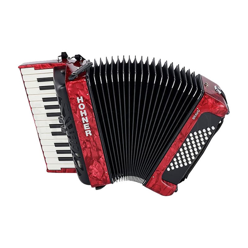 آکاردئون HOHNER A16532 BRAVO II 48RED — تصویر ۱۰