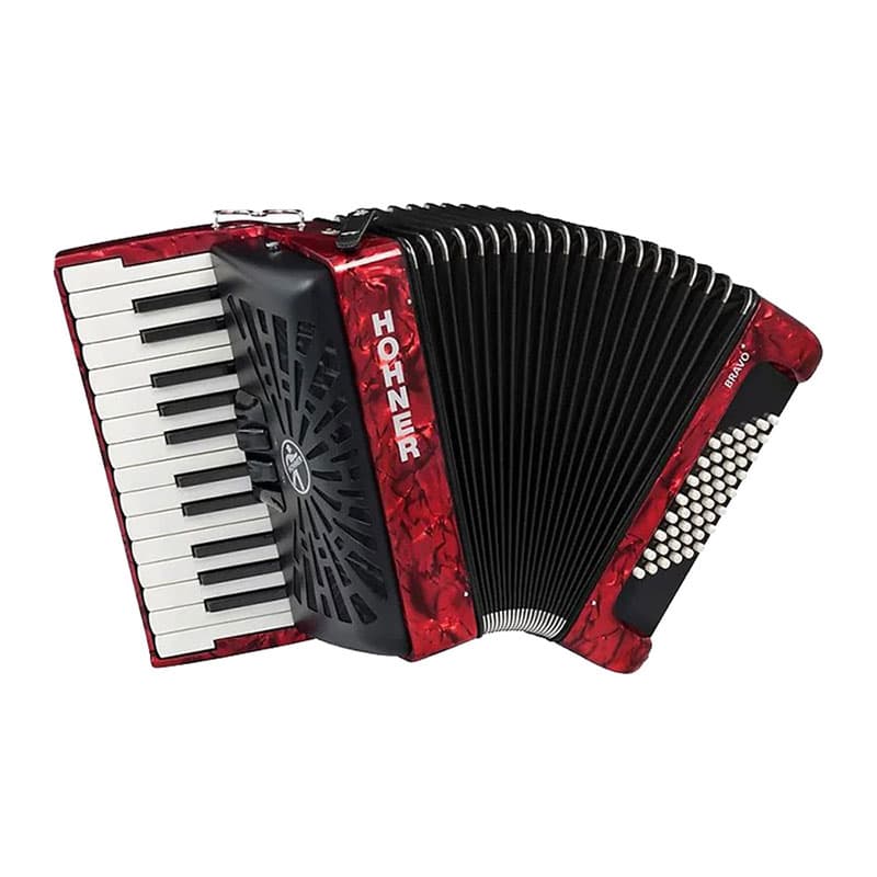 آکاردئون HOHNER A16532 BRAVO II 48RED — تصویر ۸