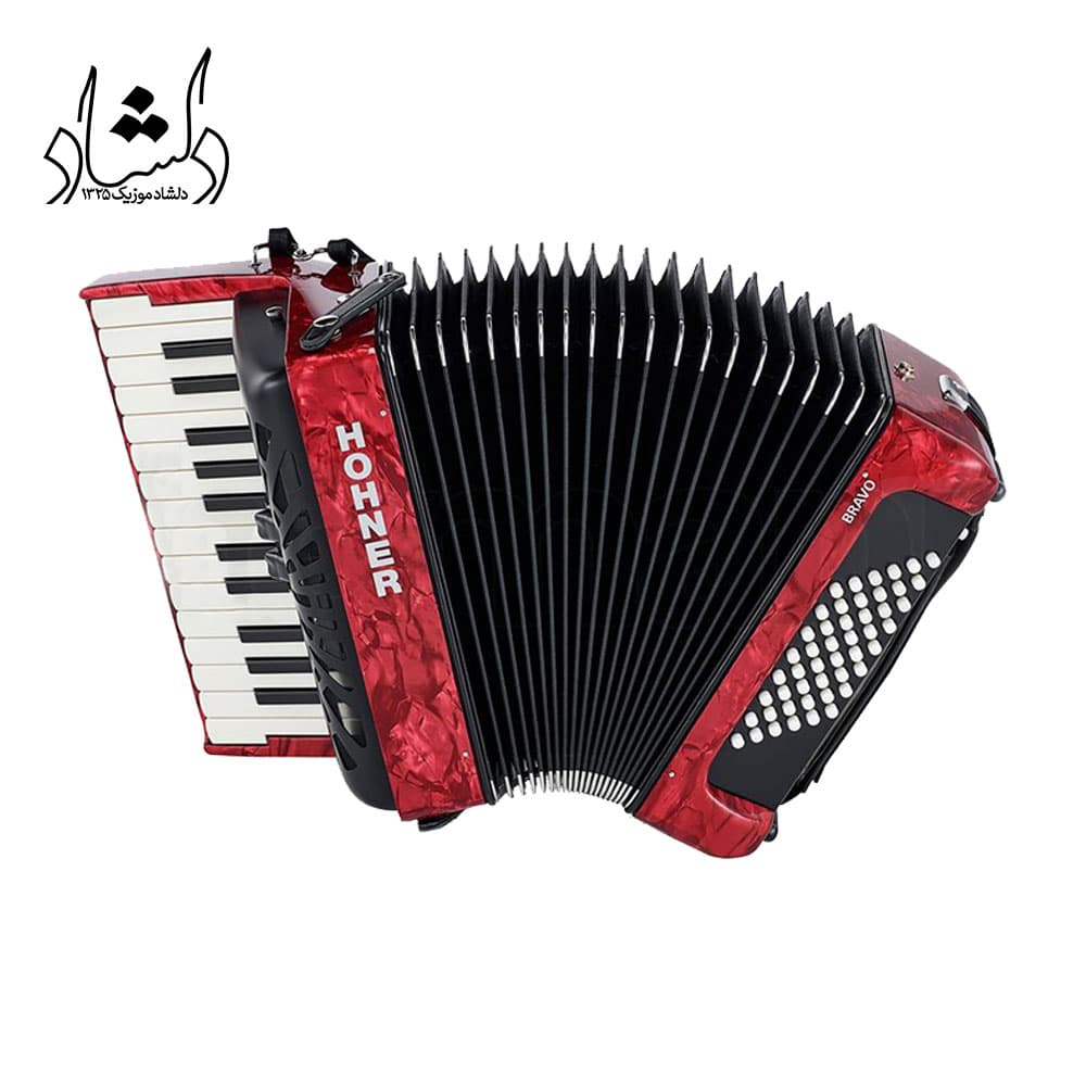 آکاردئون HOHNER A16532 BRAVO II 48RED — تصویر ۴