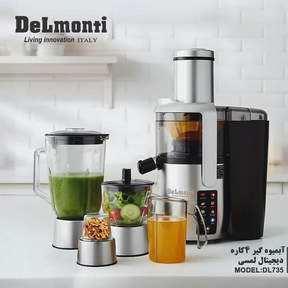 آبمیوه گیری 4 کاره دلمونتی Delmonti دیجیتال لمسی کد DL-735 — تصویر ۲