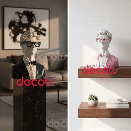 مجسمه نیم تنه داوود جنتلمن