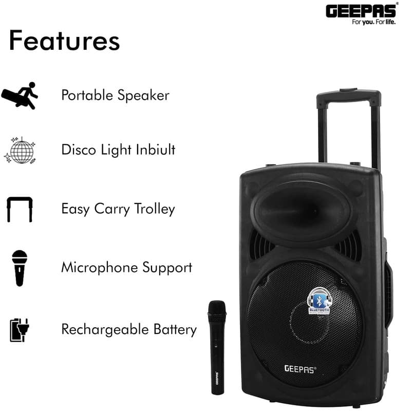 اسپیکر جیپاس مدل GMS8519 ا Geepas GMS8519 Speaker — تصویر ۴