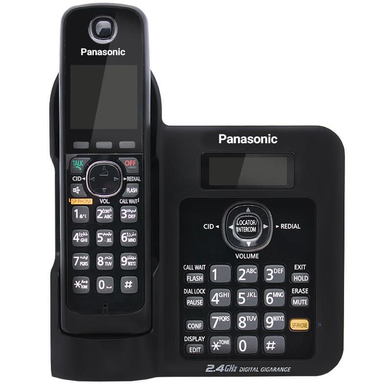 تلفن بی سیم پاناسونیک KX-TG3811SX ا مدل KX-TG3811 مشکی