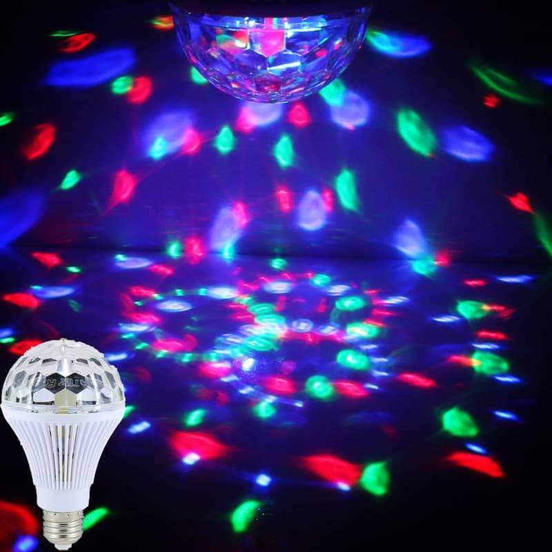 لامپ رقص نور |دیسکویی چرخان ای لایت ALITE RGB — تصویر ۹