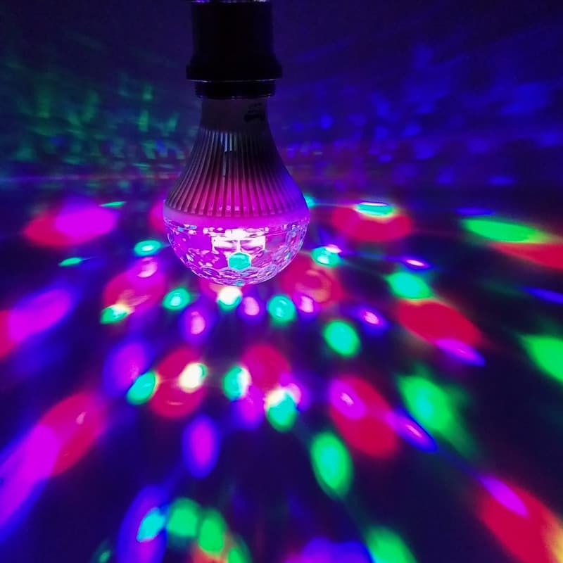 لامپ رقص نور |دیسکویی چرخان ای لایت ALITE RGB — تصویر ۱۱