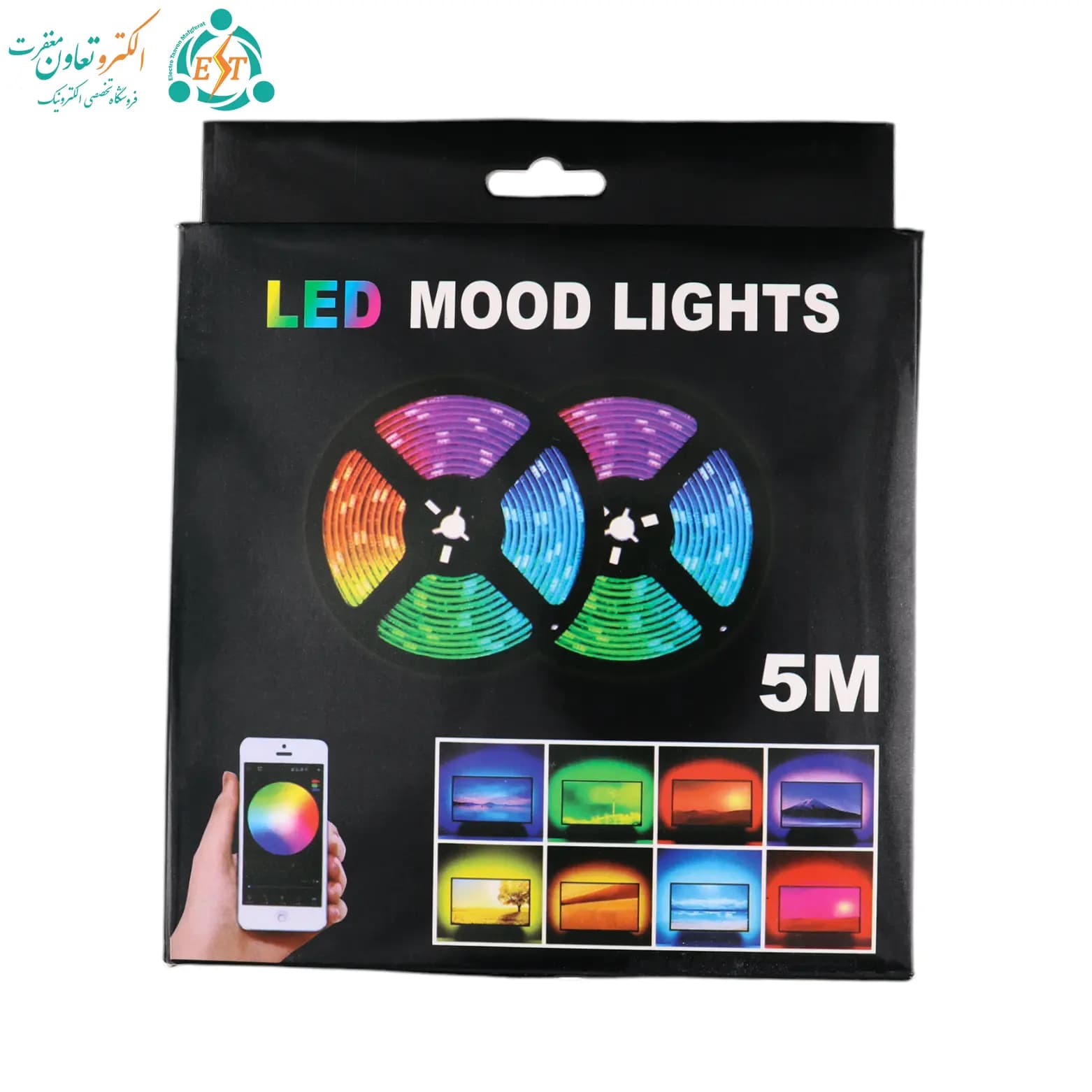 پک ریسه نواری 5 متری RGB بلوتوثی 16 رنگ USB دار — تصویر ۶