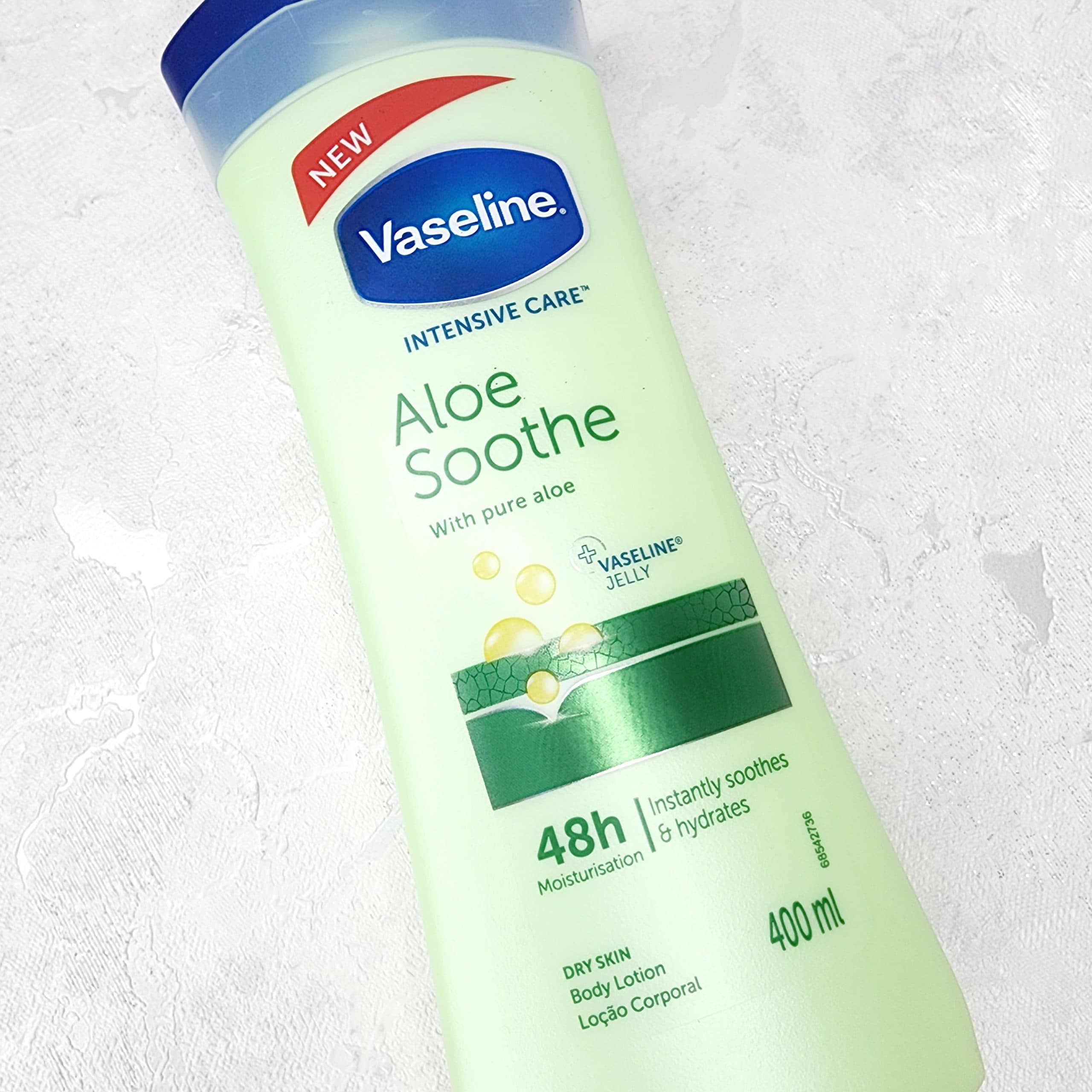 لوسیون بدن وازلین VASELINE ALOE SOOTHE حجم400ml اصل — تصویر ۷