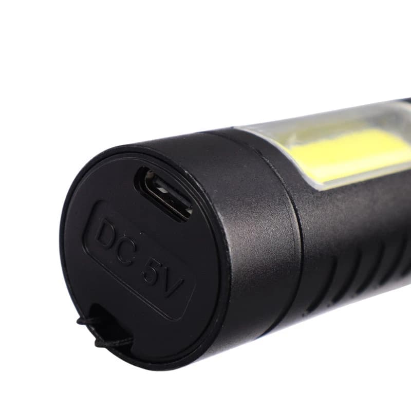 چراغ قوه زوم دار اسمال سان SMALL SUN بغل COB مدل ZY-T618 — تصویر ۶