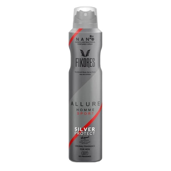 نانو اسپری بدن آنتی باکتریال Allure فیکورس حجم 200 میل