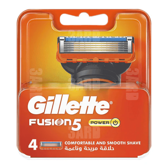 یدک ژیلت مدل Fusion 5 power بسته 4 عددی — تصویر ۶