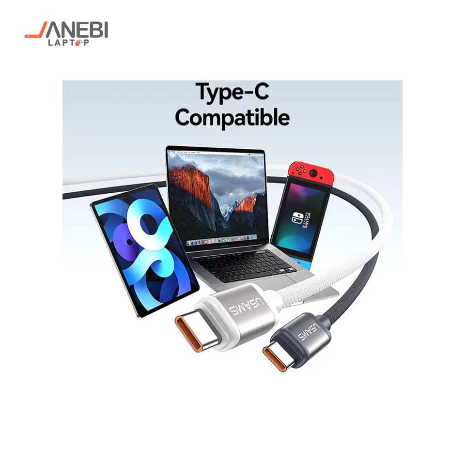 کابل USB-C یوسمز مدل SJ756 طول 1.2 متر — تصویر ۱۲