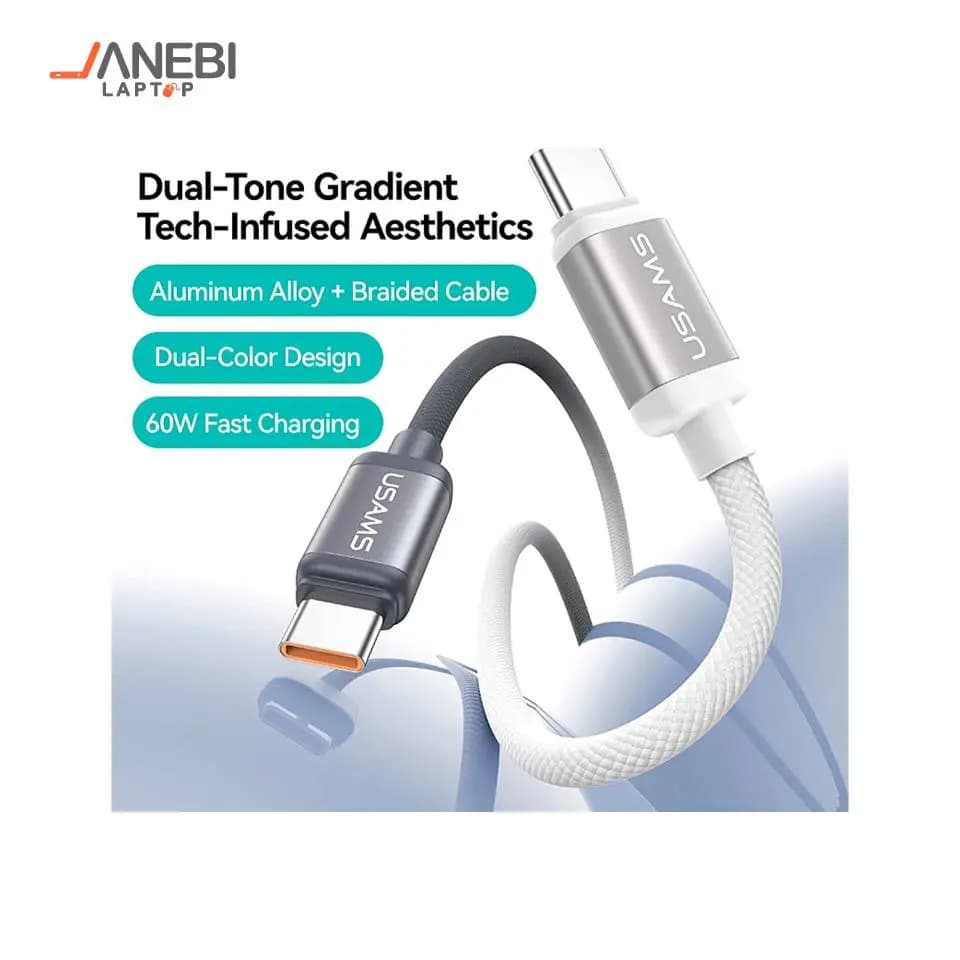 کابل USB-C یوسمز مدل SJ756 طول 1.2 متر — تصویر ۱۰