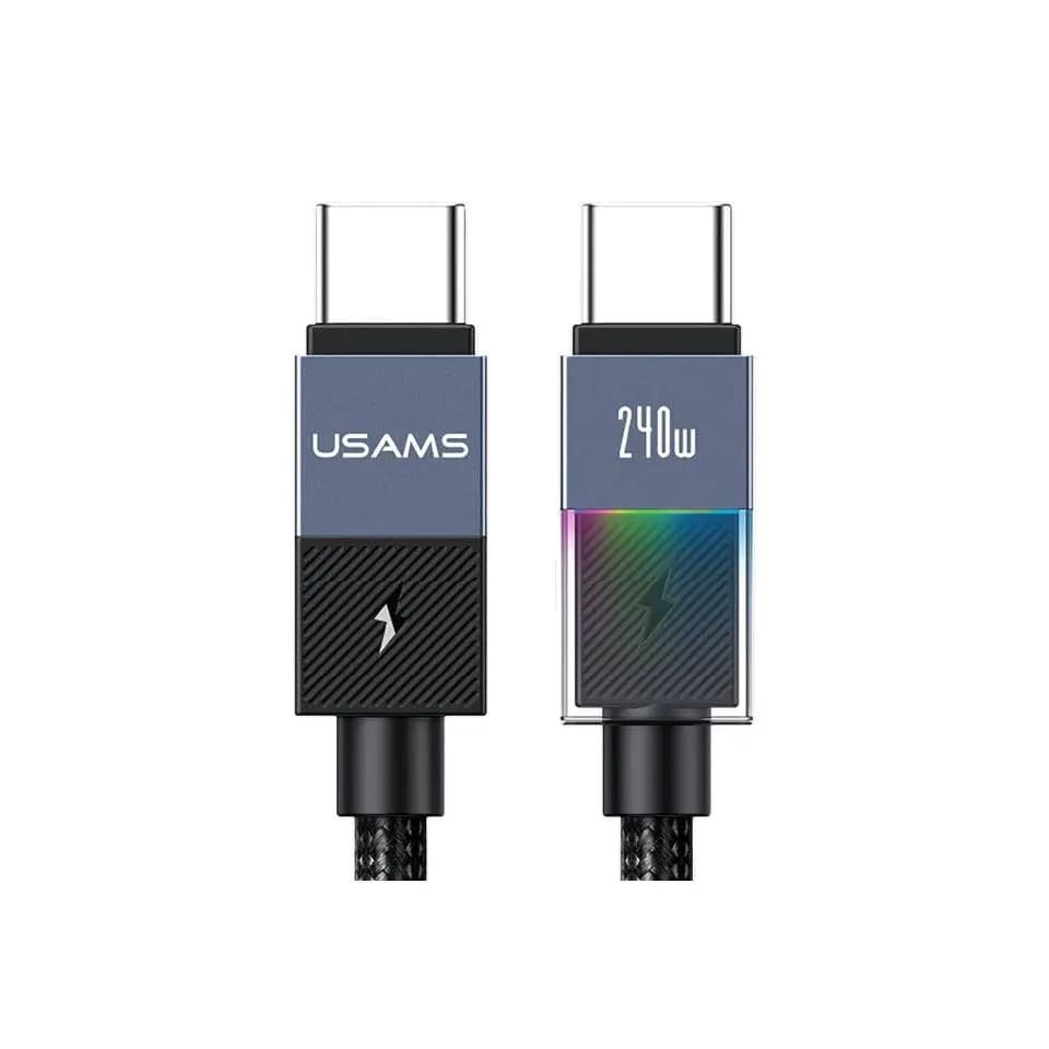 کابل شارژ USB-C به USB-C یوسمز مدل SJ775 طول 1.2 متر