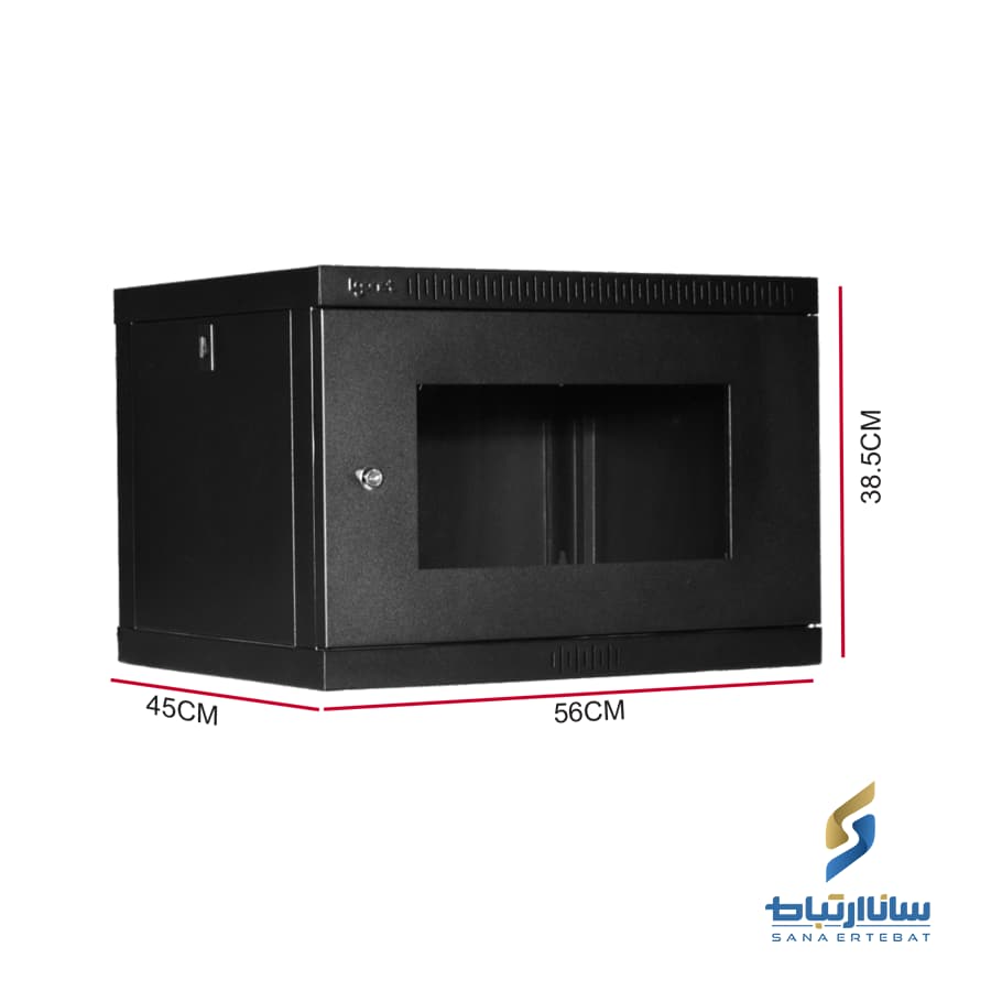 رک دیواری ۷ یونیت عمق ۴۵ الگونت مدل LRE-07-45FS
