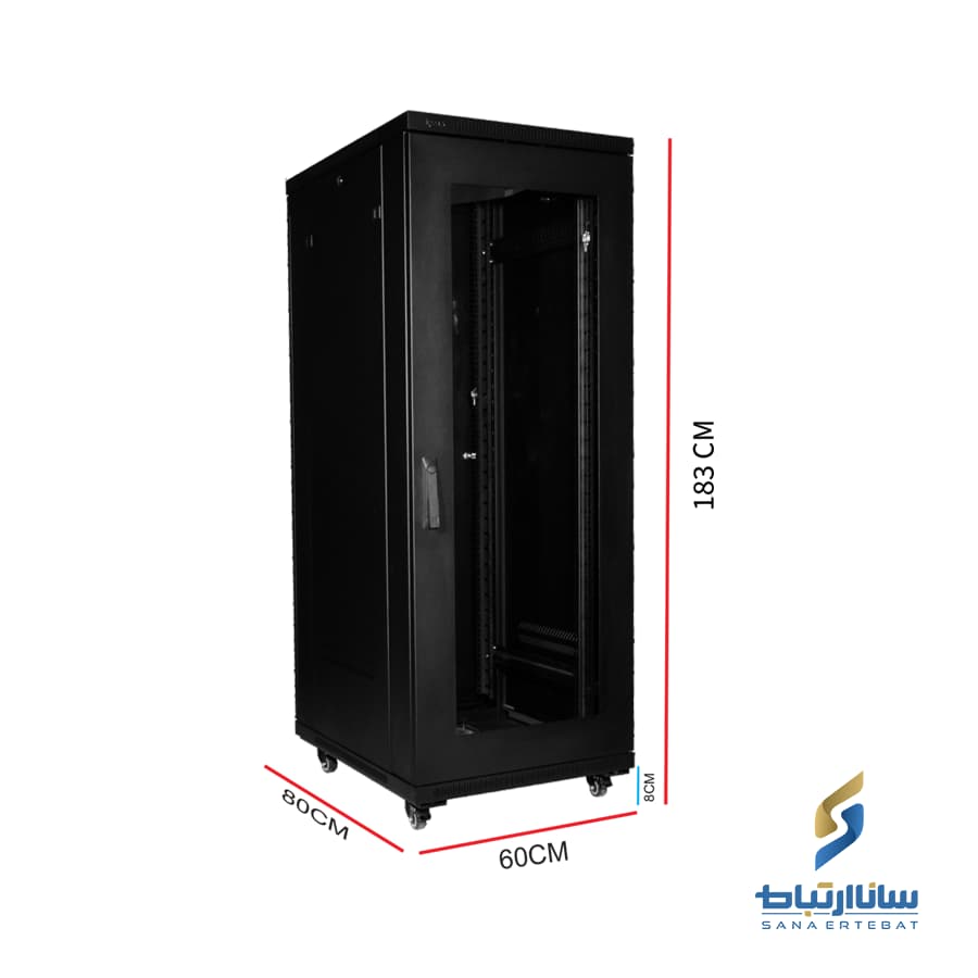 رک ایستاده ۳۷ یونیت عمق ۸۰ الگونت سری پیشرفته مدل LRA-37-80FWR — تصویر ۲