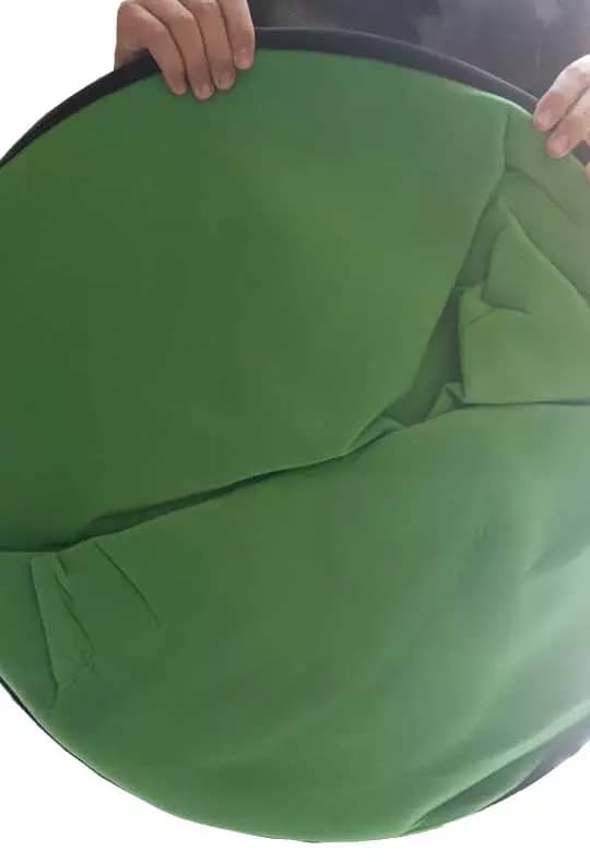 فون عکاسی پرتابل مخمل سبز طوسی — تصویر ۶