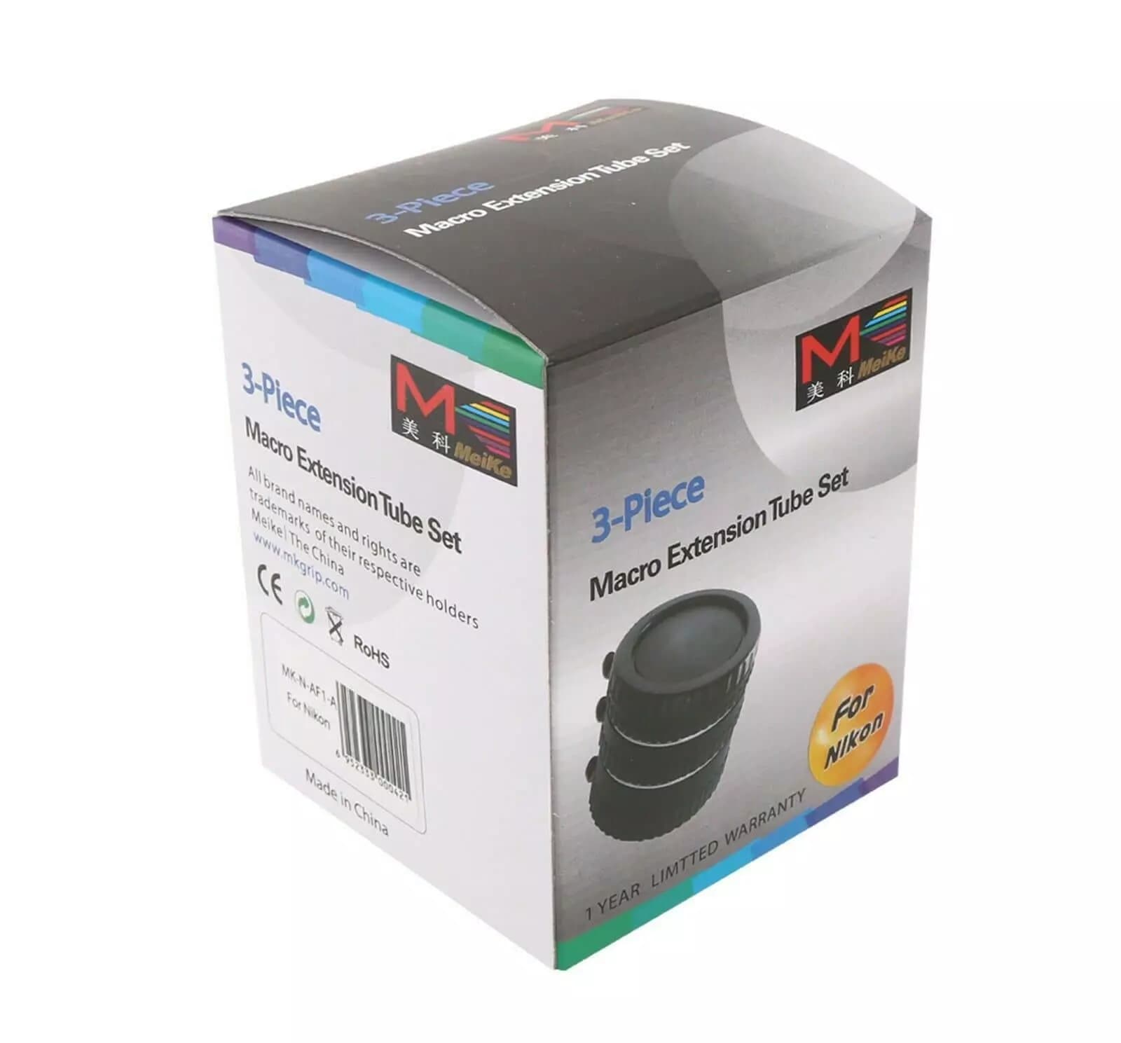 اکستنشن تیوب میک برای نیکون Meike Auto Focus Macro Extension Tube — تصویر ۷