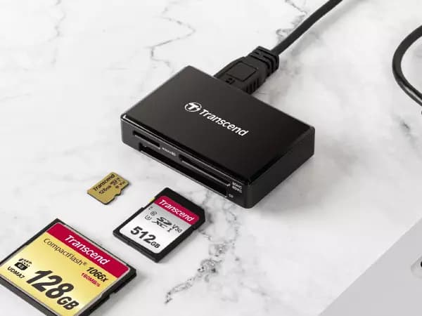 رم ریدر ترنسند Transcend USB 3.1 Gen 1 Multifunctional Card Reader — تصویر ۲