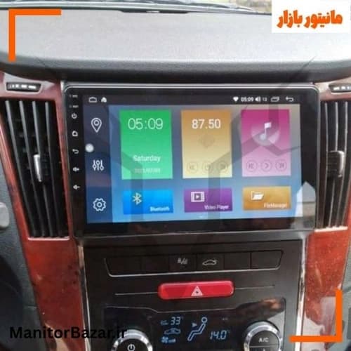 مانیتور اندروید دنا پلاس + دوربین دنده عقب (دید در شب) — تصویر ۶