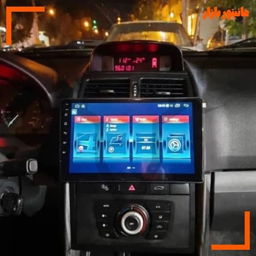 مانیتور اندروید 11 اینچ خودرو سمند سورن با کن باس و دوربین عقب فول اچ دی با حافظه 16+1