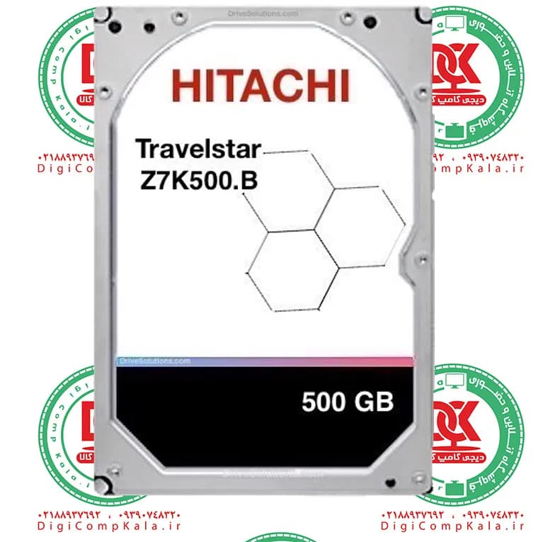 هارد اینترنال لپ تاپی 2.5 اینچی هیتاچی 500 گیگابایت "2.5 Hitachi Travelstar Z7K500 500GB 32MB 7200RPM SATA III 6G