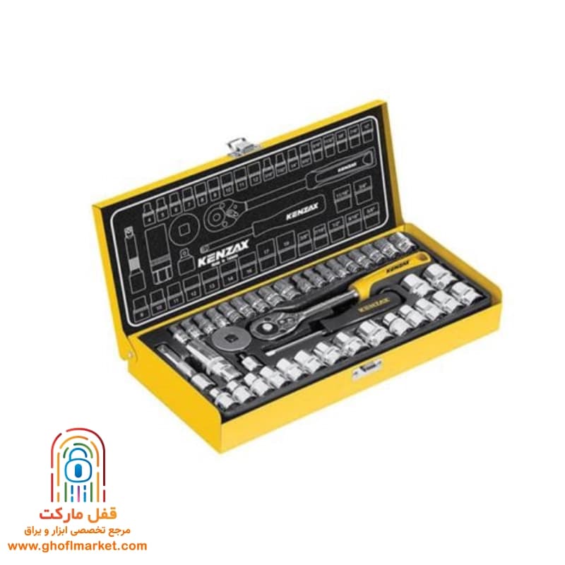 جعبه بکس 40 پارچه 1/4_ 3/8 اینچ کنزاکس مدل 9440