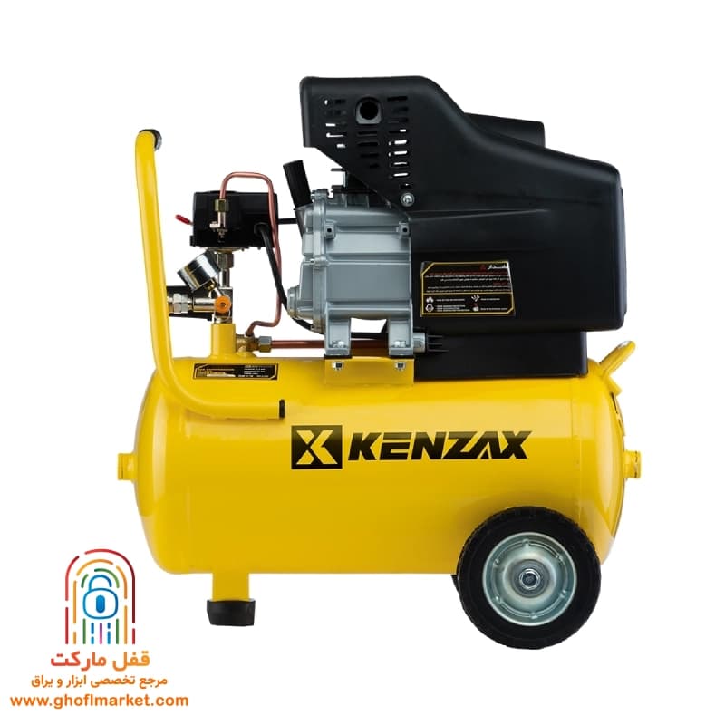 کمپرسور باد 24 لیتری 2.5 اسب بخارکنزاکس مدل 5402 — تصویر ۶