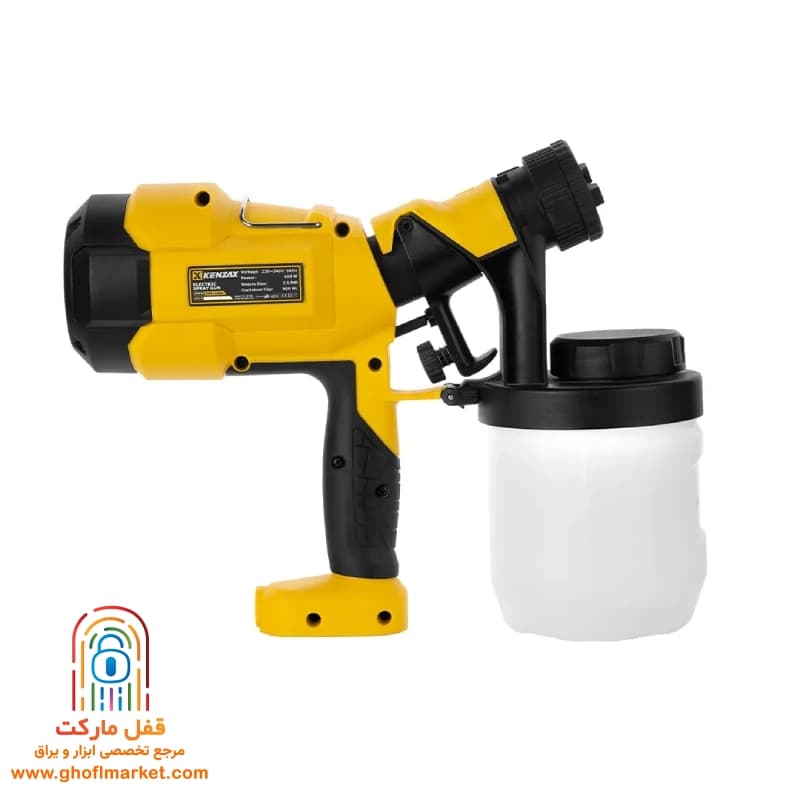 پیستوله برقی 400 وات HVLP کنزاکس مدل 5684 — تصویر ۵
