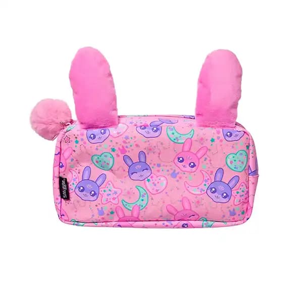 جامدادی دو زیپ اسمیگل Smiggle طرح Pink Rabbit — تصویر ۴
