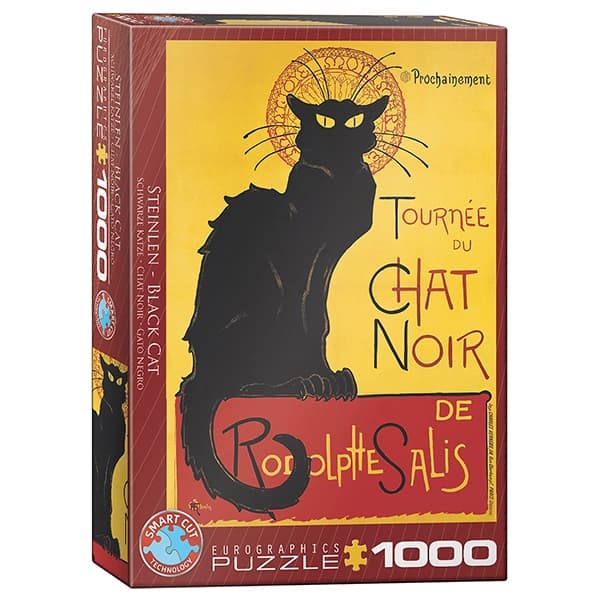 پازل 1000 تکه یوروگرافیکس Eurographics طرح گربه سیاه